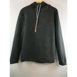 INCERUN Quilted Drawstring Athleisure Hoodie